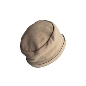 Parkhurst Wool Beanie Hat Taupe Fisherman Style